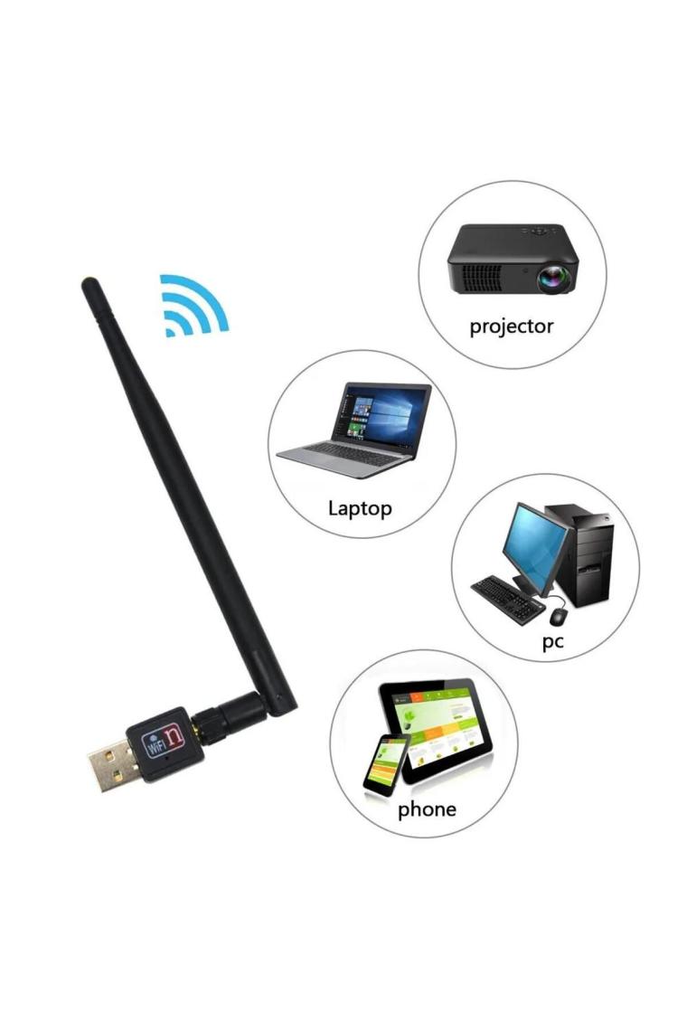 Torima 900 Mbps USB 2.0 Mini Wifi Adaptörü 802.11N / G/b Kablosuz Alıcı Yd-35