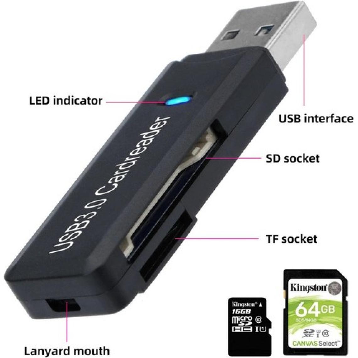 Foxyn FXN-143 Tf USB Kart Okuyucu Bellek USB Mikro Sd Kart USB Adapter Çevirici