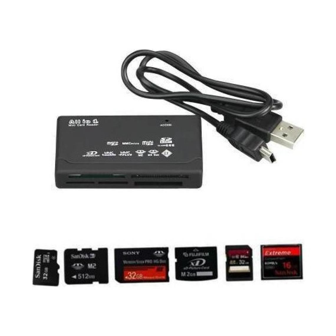 Molix MX-550 Çoklu Kart Okuyucu All In 1 Cf Micro Sd Sd Mini Sd Sd Hc Card Reader