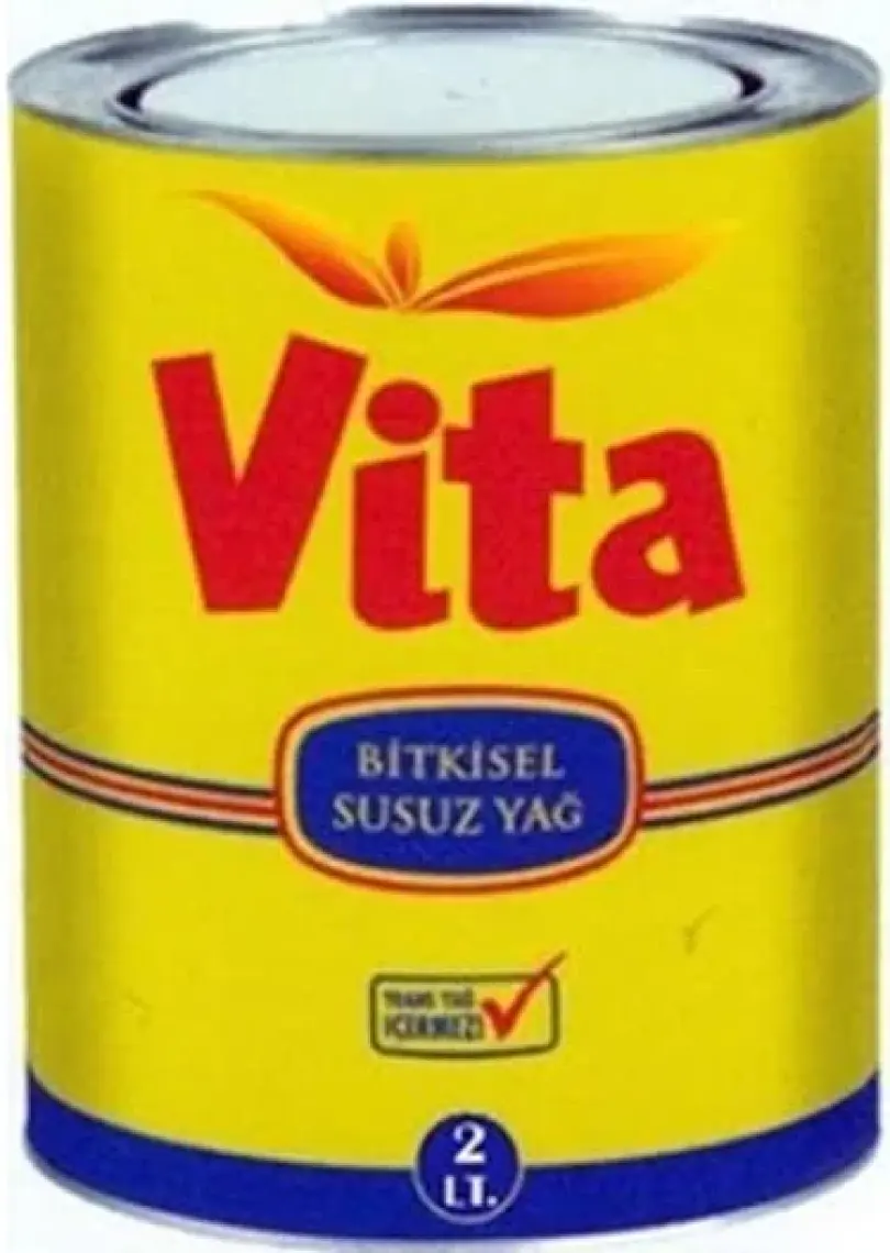 Vita  Susuz Margarin 2 Litre Teneke Kutu