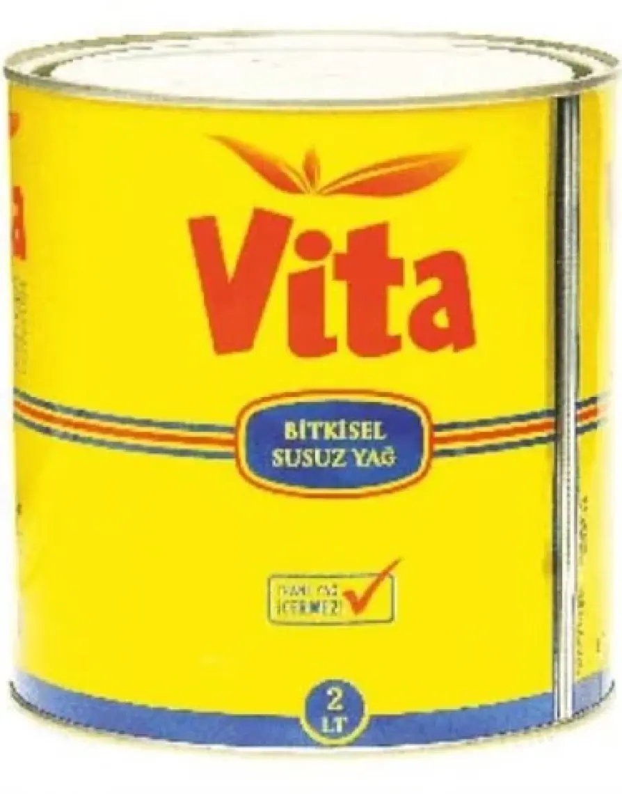Vita  Susuz Margarin 2 Litre Teneke Kutu