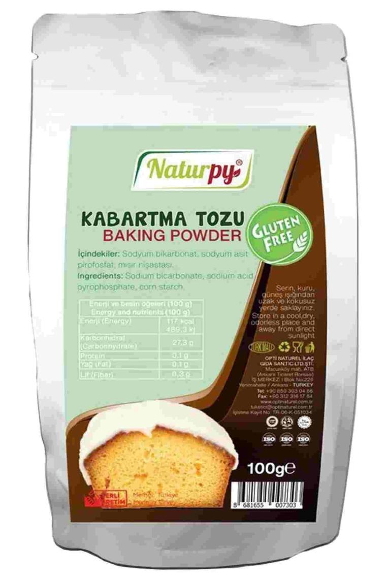Glutensiz Kabartma Tozu 100 G