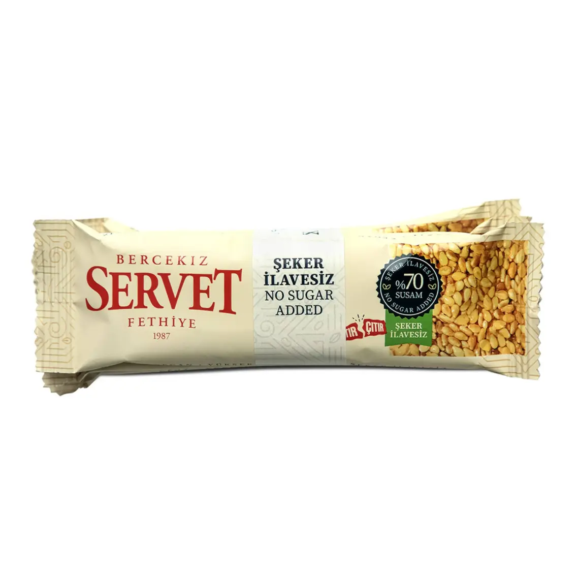Şeker İlavesiz Susam Krokan Bar 120 gr (6 x 20 gr)