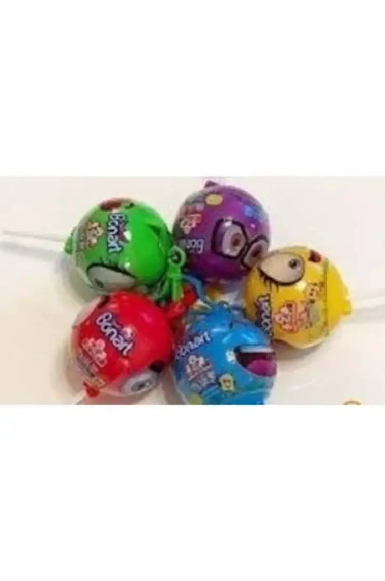 Tayaş Bonart Unicorn Top Kafalar Lolipop Candy  11 gr x 24 Adet