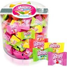 Elvan Ibon Sütlü Meyveli Şeker 1000 Gr. Silindir (1 Kutu)