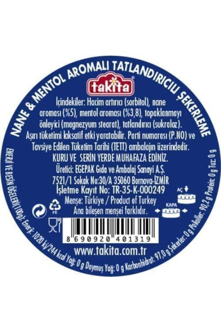 Ice Mint Şekersiz Tablet 12 G