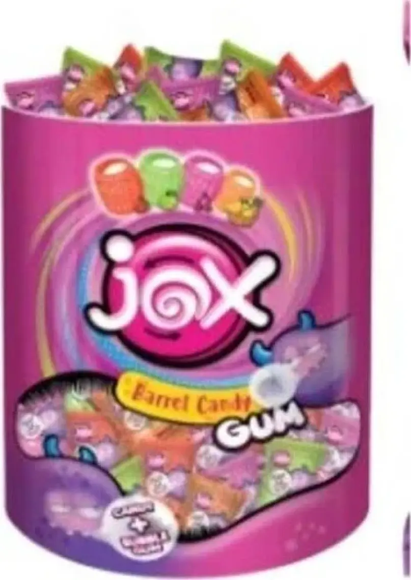 Jox Bonbon Candy Gum Silindir 5,9 Gr/e x 200 Adet