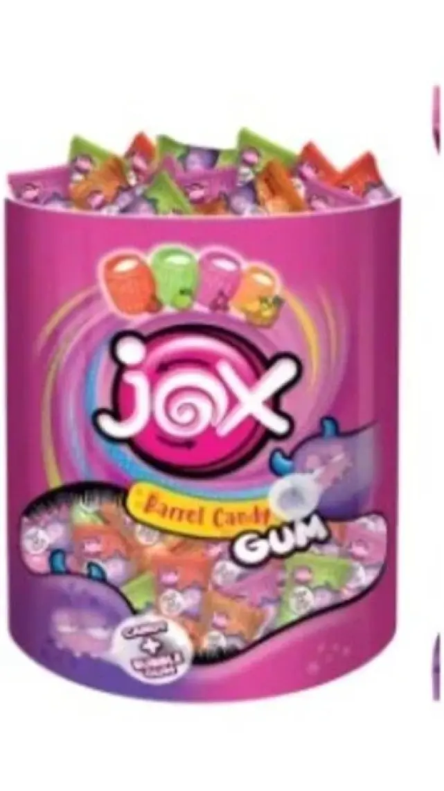 Jox Bonbon Candy Gum Silindir 5,9 Gr/e x 200 Adet