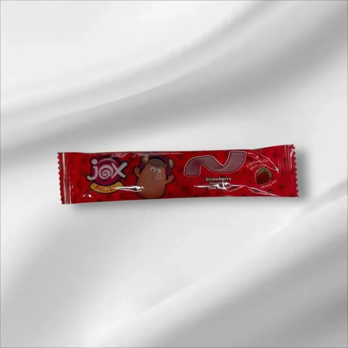 Jox Çilek Aromalı Yumuşak Şerit Şekerleme 60 x 7 gr