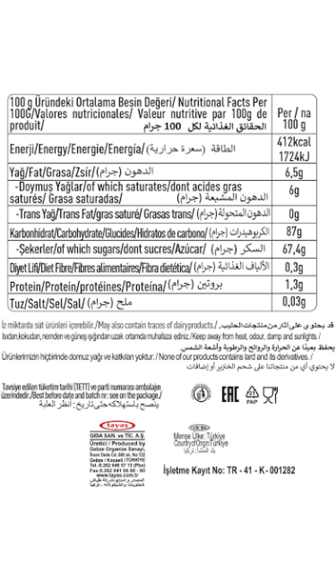 Tayaş Frutty Midi Çilekli Yumuşak Şeker 20 Gr X 24 Adet Kutulu