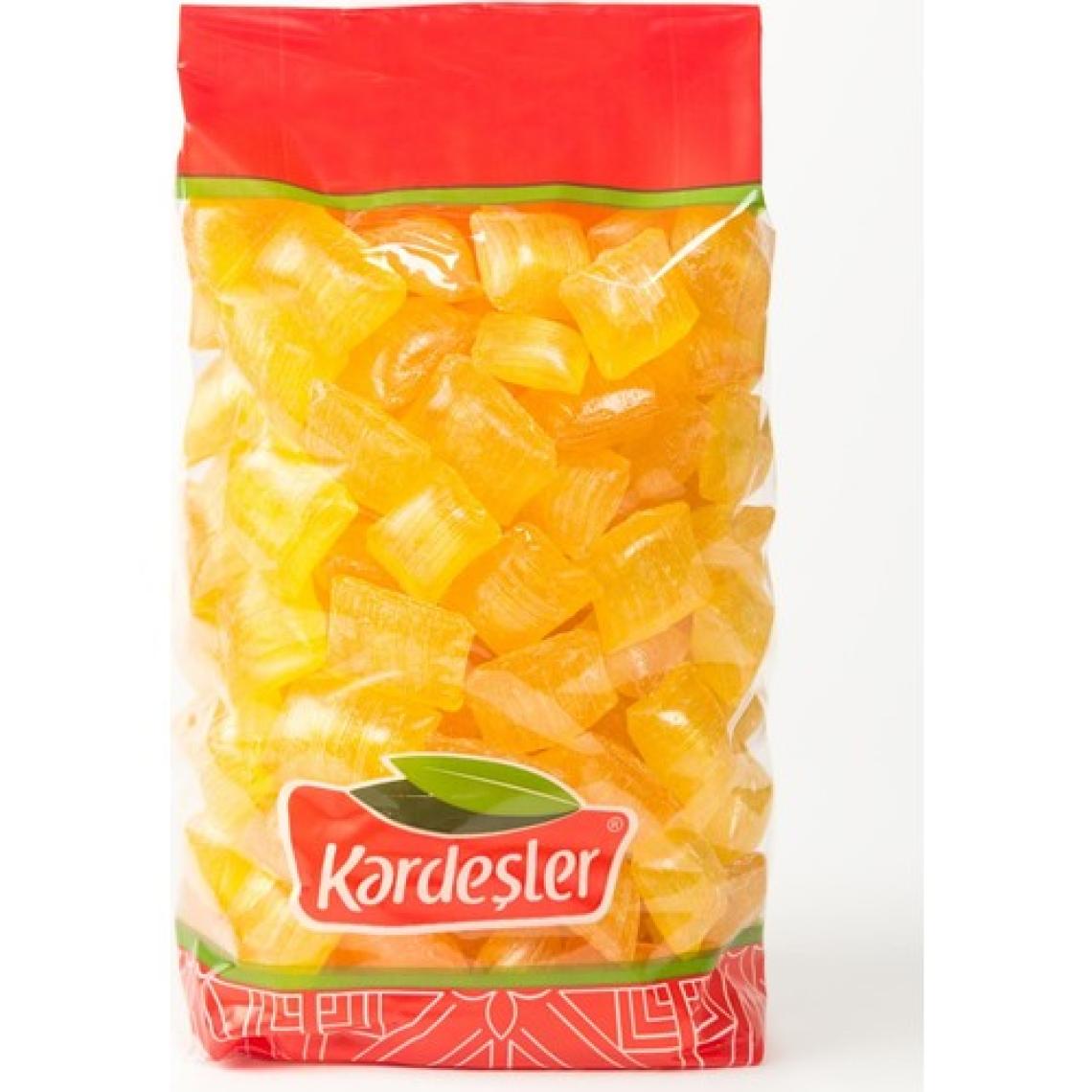 Kardeşler Kuruyemiş Akide Şekeri Cam Sarı (Limonlu) 1 kg