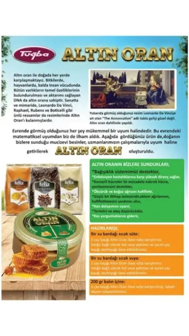 Tuğba Kuruyemiş Altın Oran Akide Şekeri 130 gr