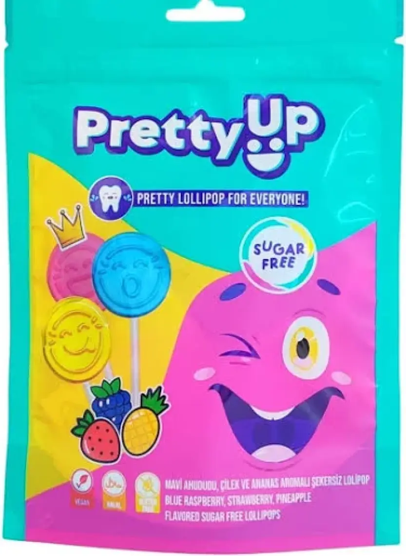 Pretty Up Şekersiz Lolipop 5.5g x 10 adet