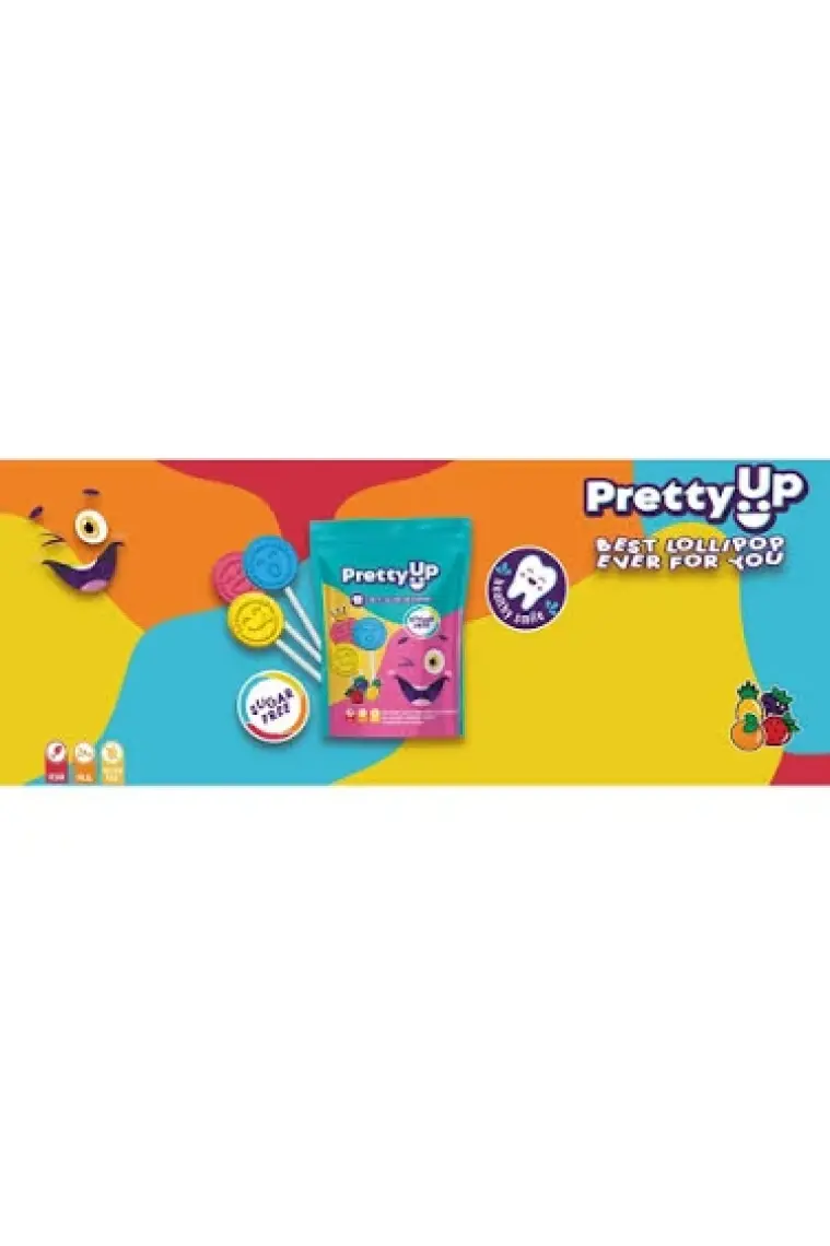 Pretty Up Şekersiz Lolipop 5.5g x 10 adet