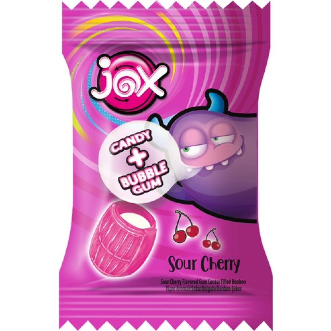 JOX GUM Bonbon Meyve Aromalı Sakız Dolgulu Bonbon Şeker (5 G X200 Adet)