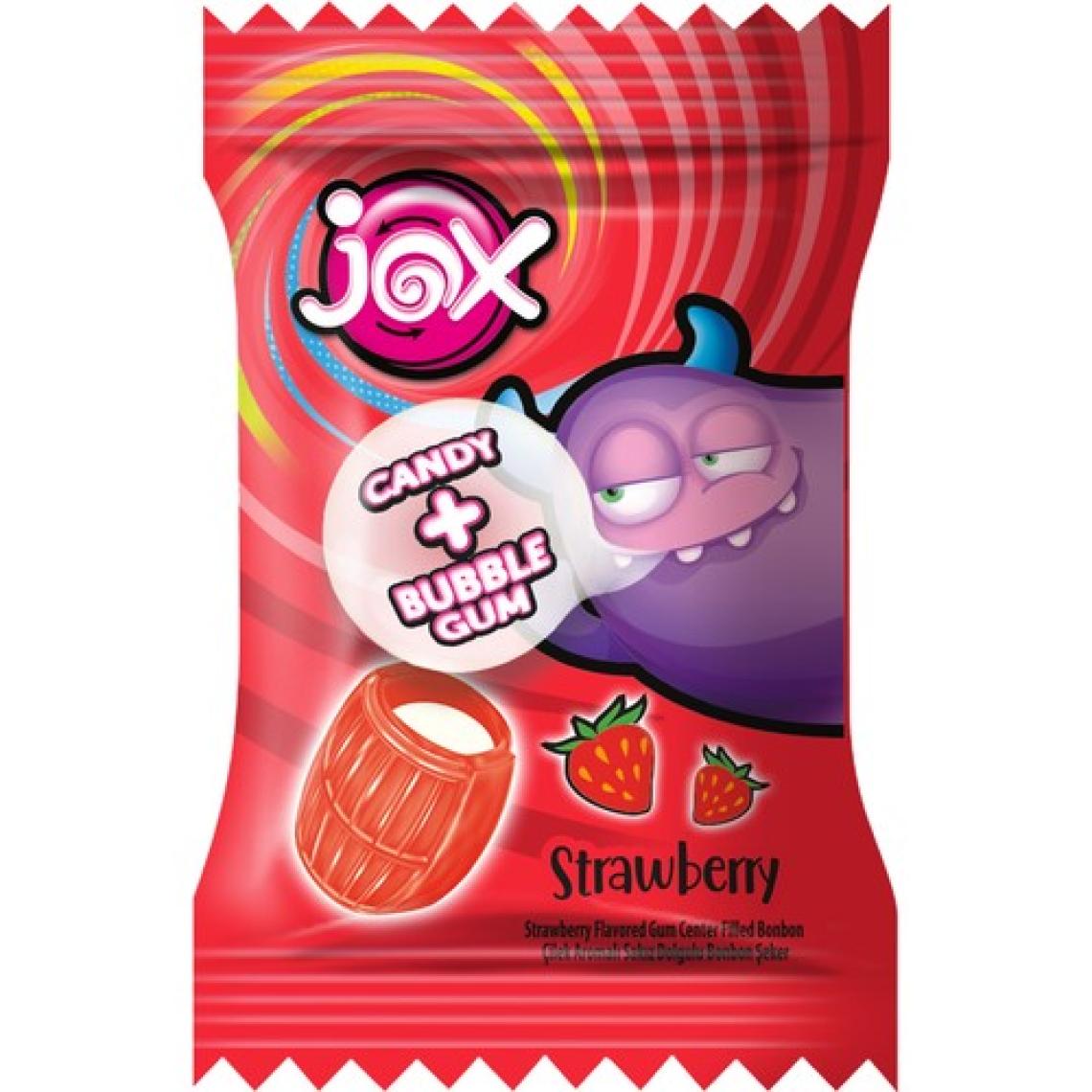 JOX GUM Bonbon Meyve Aromalı Sakız Dolgulu Bonbon Şeker (5 G X200 Adet)