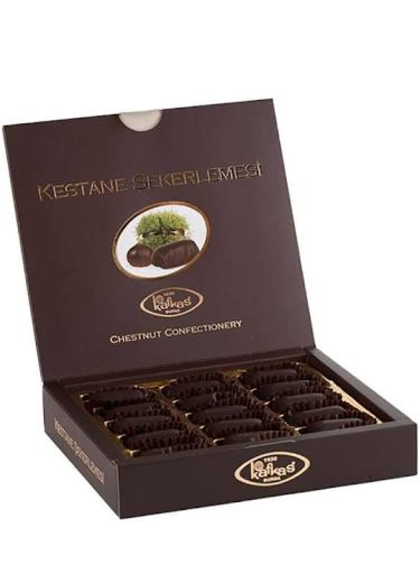 Kafkas Bitter Krokolin Kaplı Kestane Şekerlemesi 280 Gr