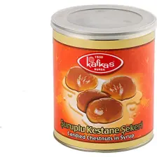 Kafkas Kestane Şekeri Şuruplu Bütün Teneke 1 kg