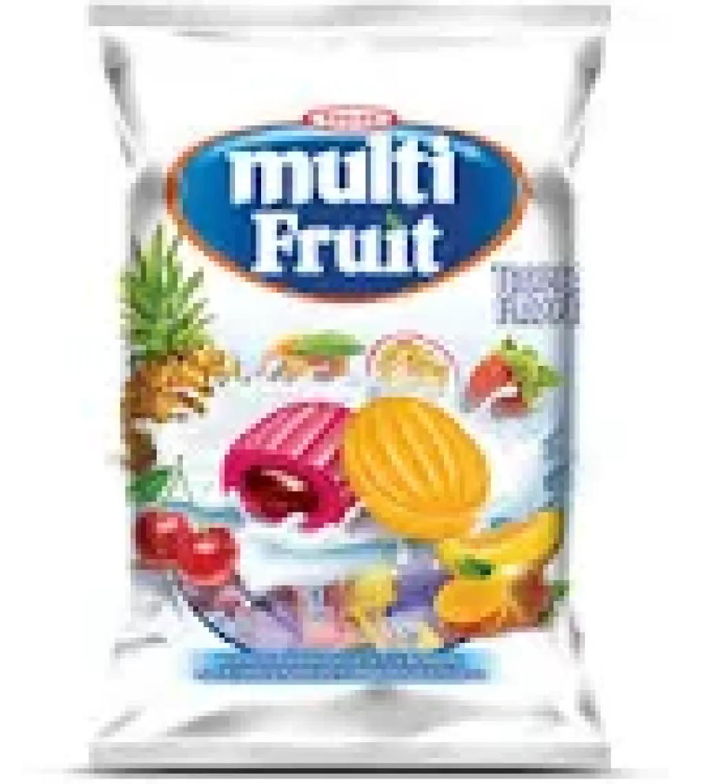 Tayaş Multi Fruit Karışık Meyveli Sert Şeker 1000 gr (1 Poşet)