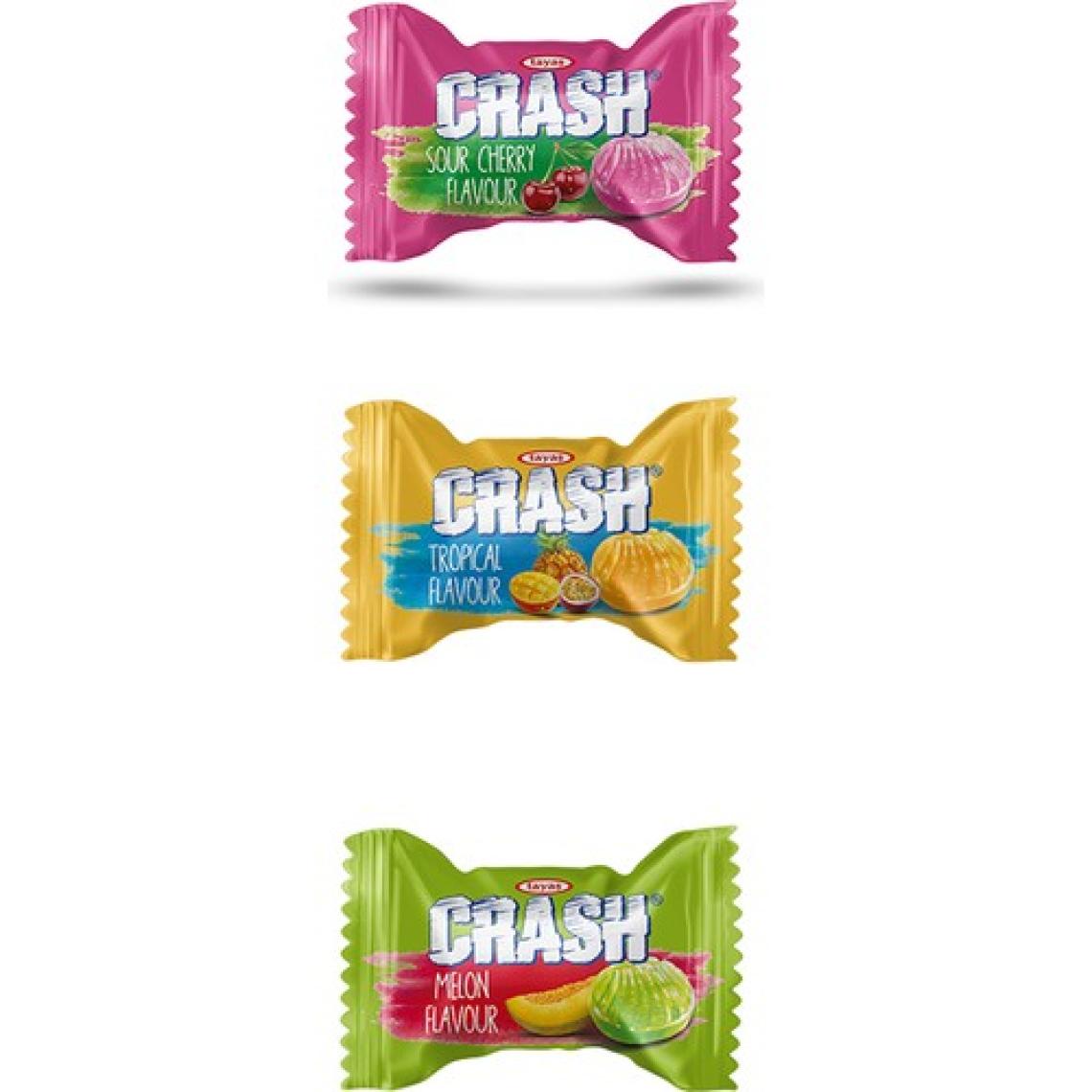 Tayaş Crash Mix Sütlü Krema Sert Dolgulu Karışık Şeker 1 kg Poşet