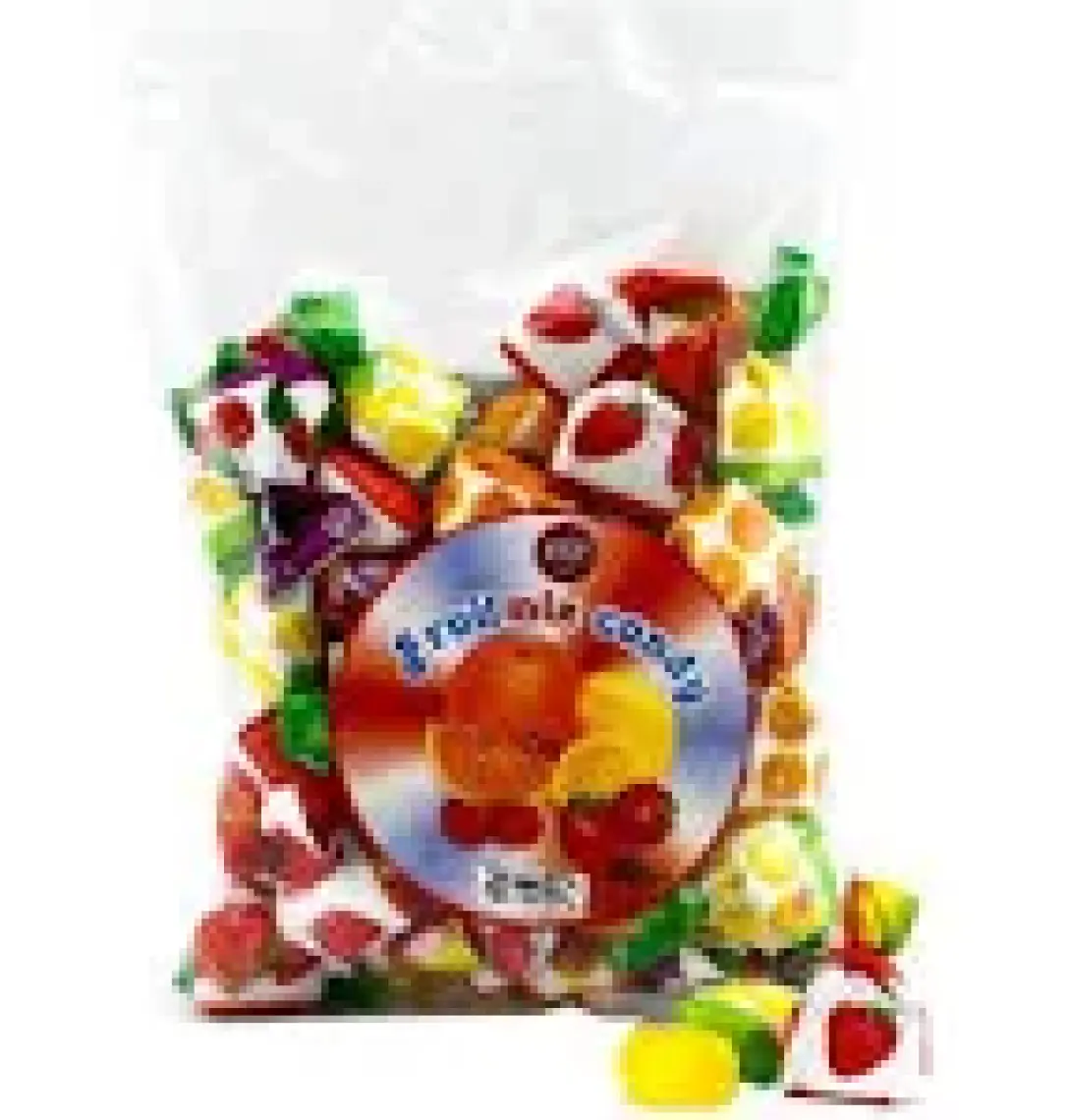 Elit Karışık Meyve Dolgulu Bonbon Şeker 1kg Glutensiz