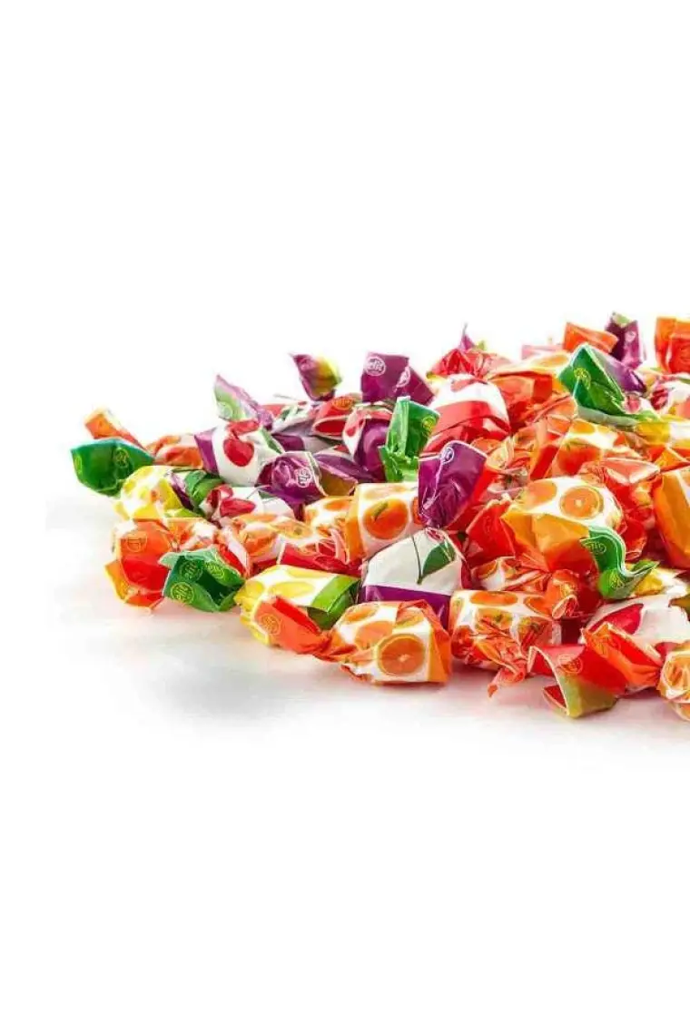 Elit Karışık Meyve Dolgulu Bonbon Şeker 1kg Glutensiz
