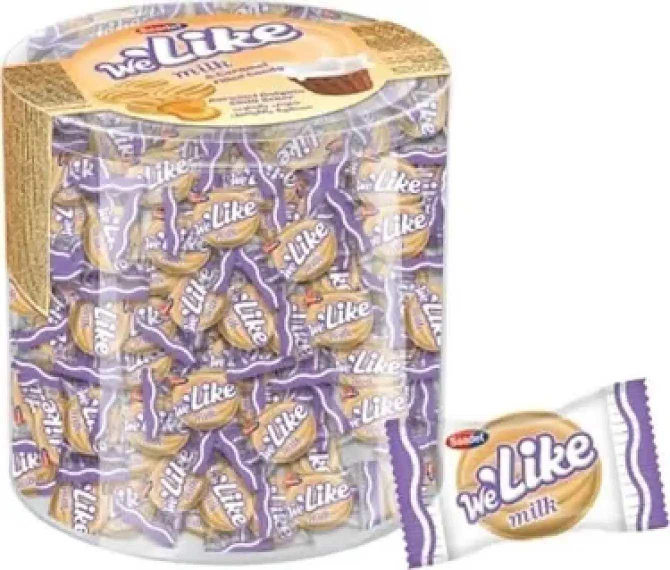 Saadet We\'like Karamel Dolgulu Sütlü Şeker 1 kg