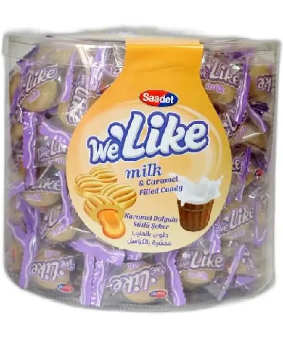 Saadet We\'like Karamel Dolgulu Sütlü Şeker 1 kg