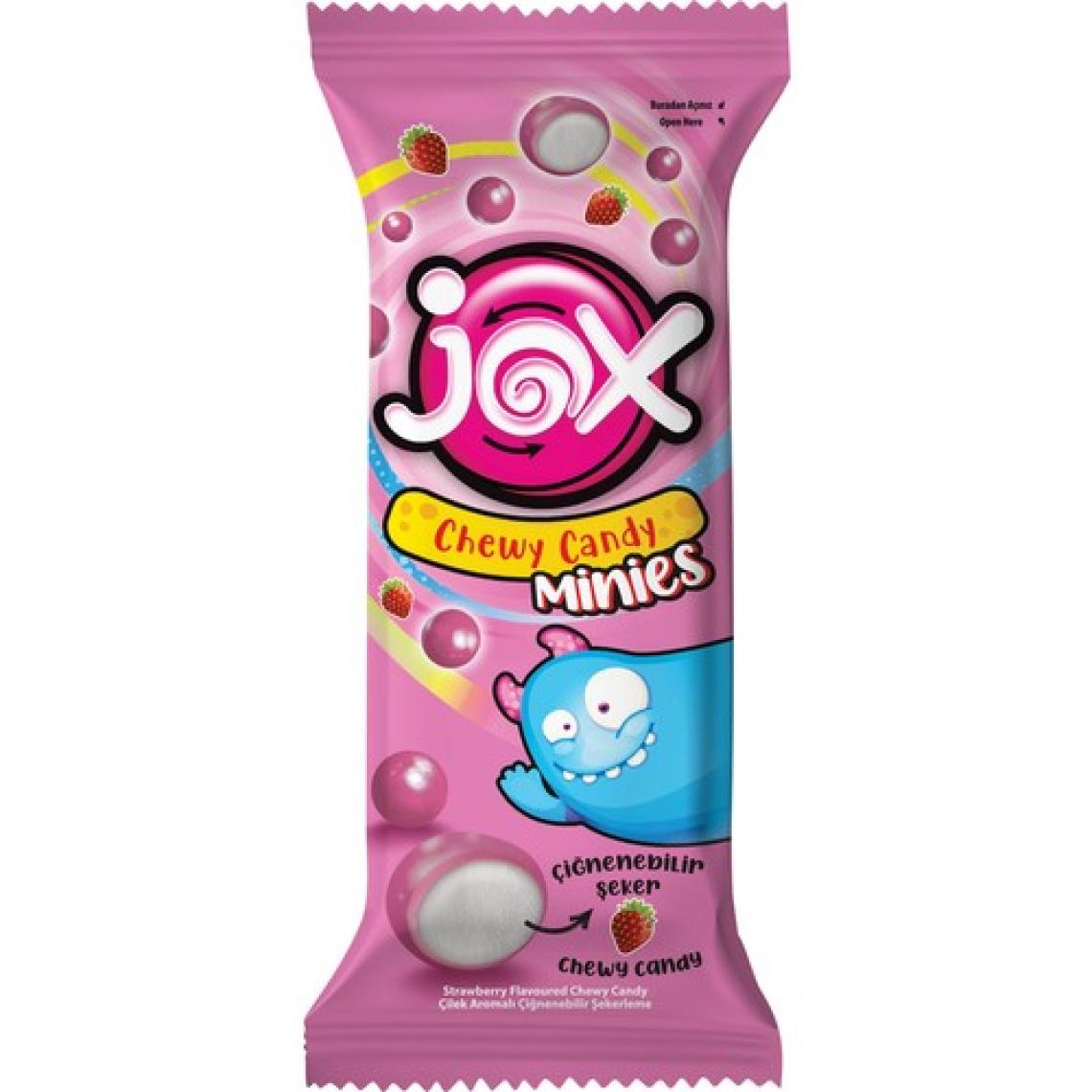 JOX MINIES; Çilek Çiğnenebilir Şekerleme (10 gr x 24 adet/kutu 240 gr)
