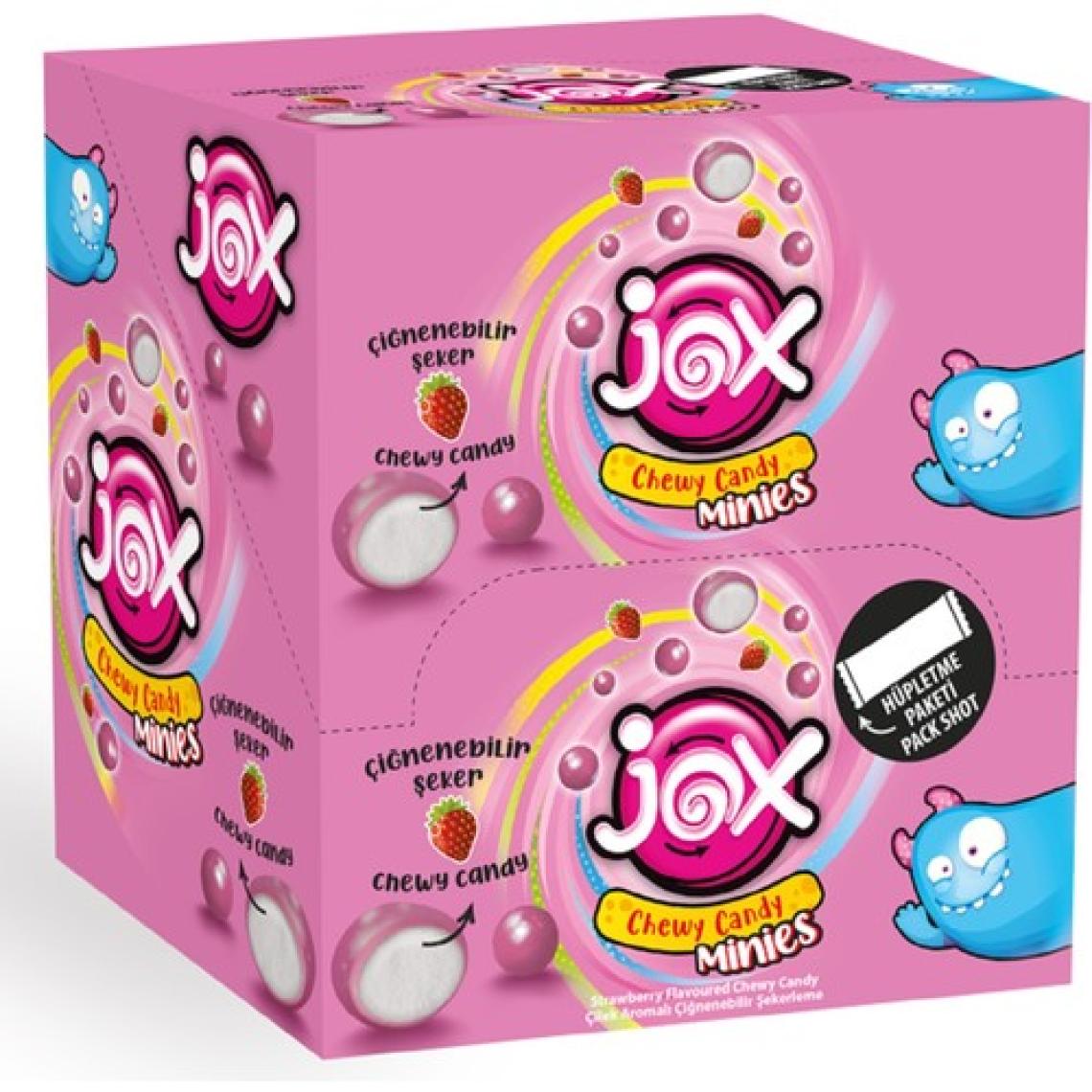 JOX MINIES; Çilek Çiğnenebilir Şekerleme (10 gr x 24 adet/kutu 240 gr)