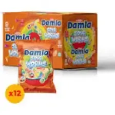 Tayaş Damla Gummy Sour Worms 80 G Jel Şeker x12