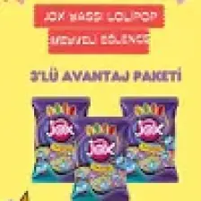 Jox Yassı Meyve ve Kola Aromalı Lolipop 25'li Paket 25 G
