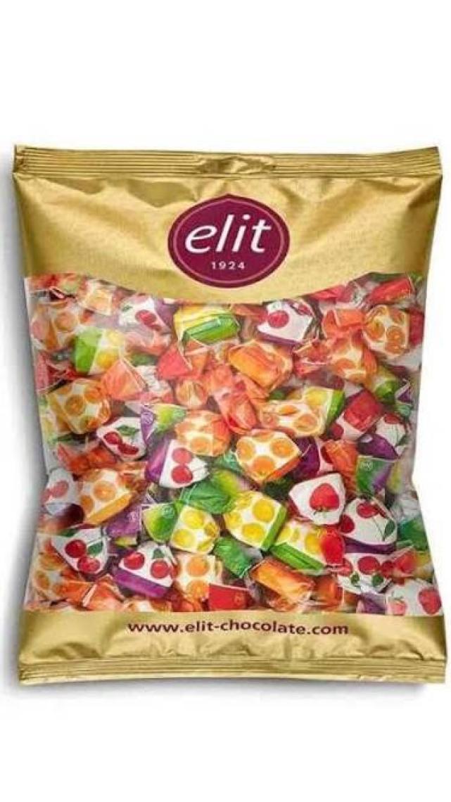 Elit Karışık Meyve Dolgulu Şeker 400 Gr