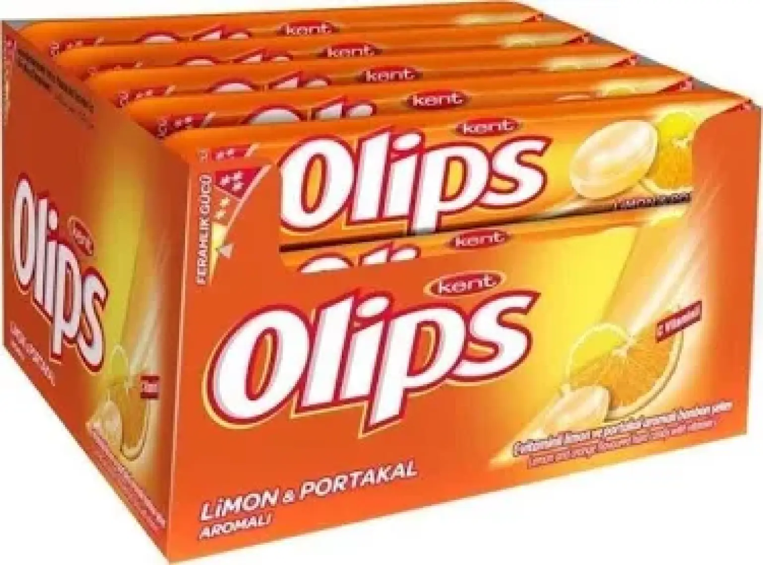 Kent Olips Stick Limon&Portakal 28gr 24'lü Kutu