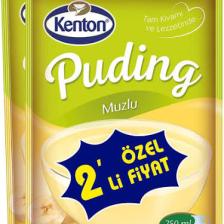 Kenton Puding Neşeli Tatlar Muzlu 2'Li