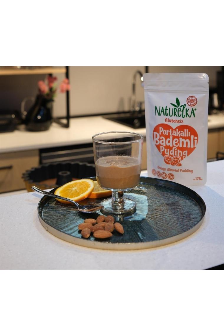 Portakallı Bademli Puding 175 Gr