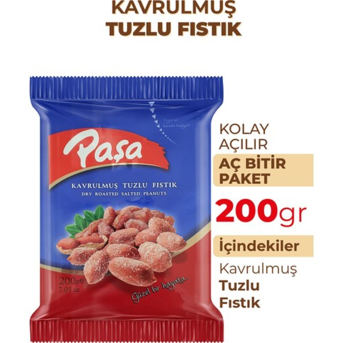 Paşa Kuruyemiş Kavrulmuş Tuzlu Fıstık 200 gr