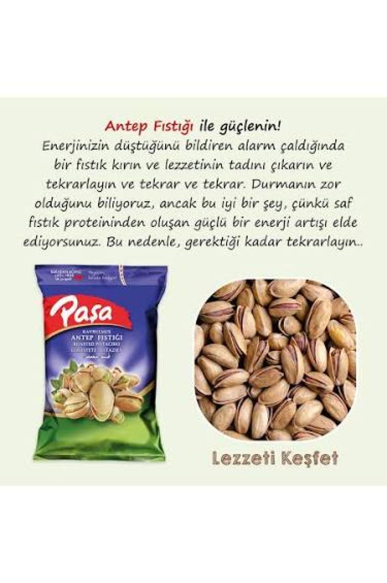 Paşa Kuruyemiş Kavrulmuş Antep Fıstığı 70 gr X 6 Adet (420 gr)