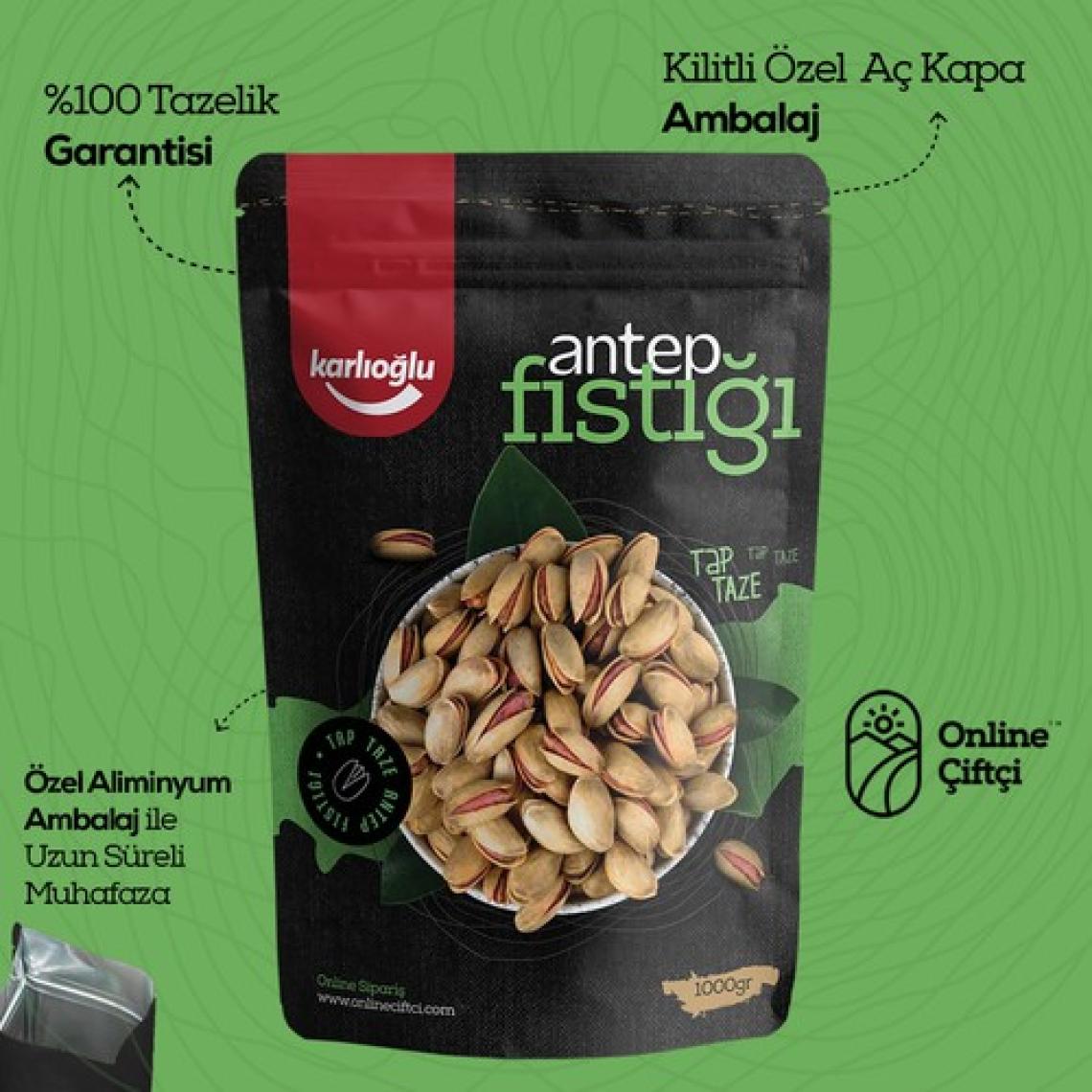 Online Çiftçi Kavrulmuş Premium Anaçıtlak Antep Fıstığı 1 kg