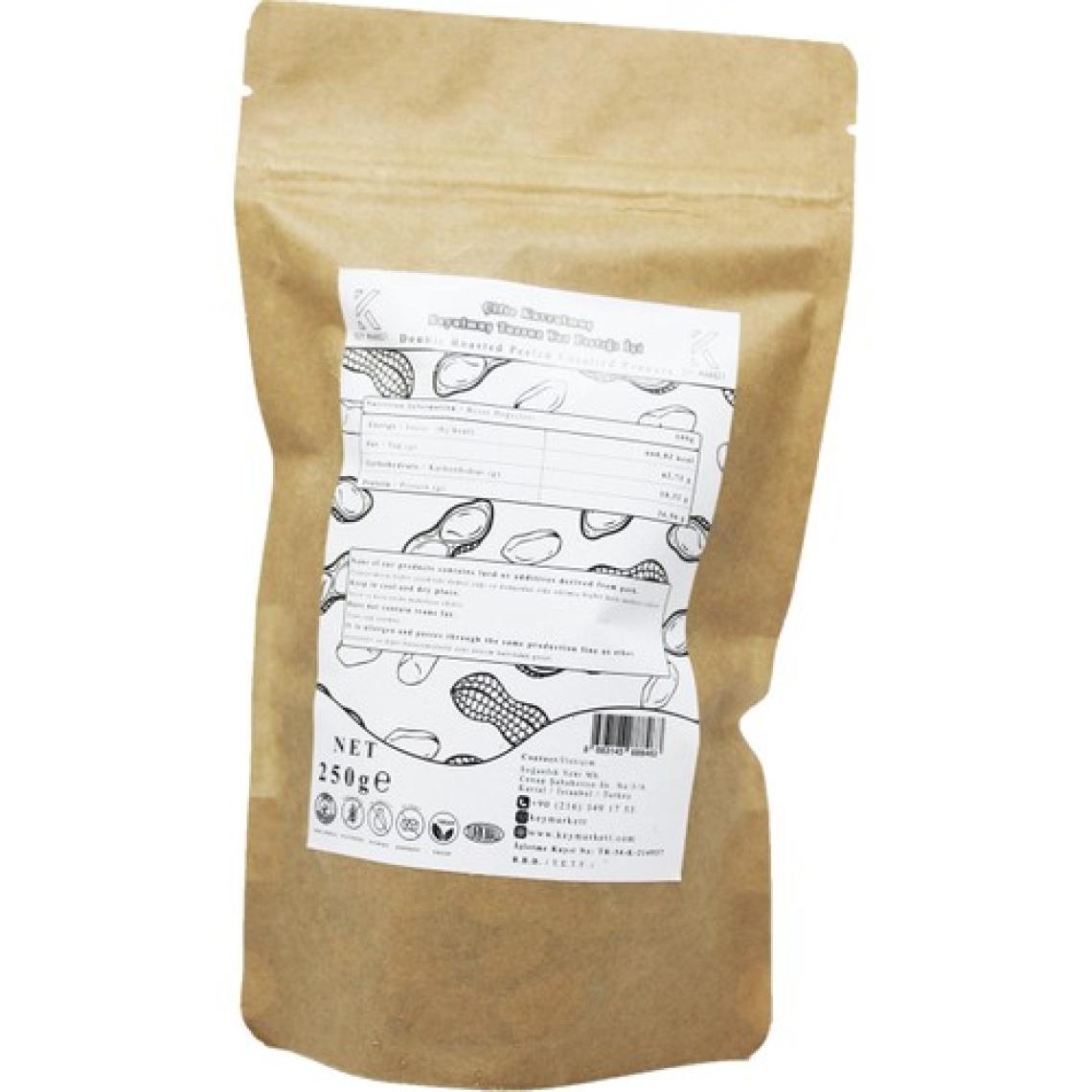 Key Market 1 kg Tuzsuz, Soyulmuş, Doğal Çifte Kavrulmuş Yer Fıstığı