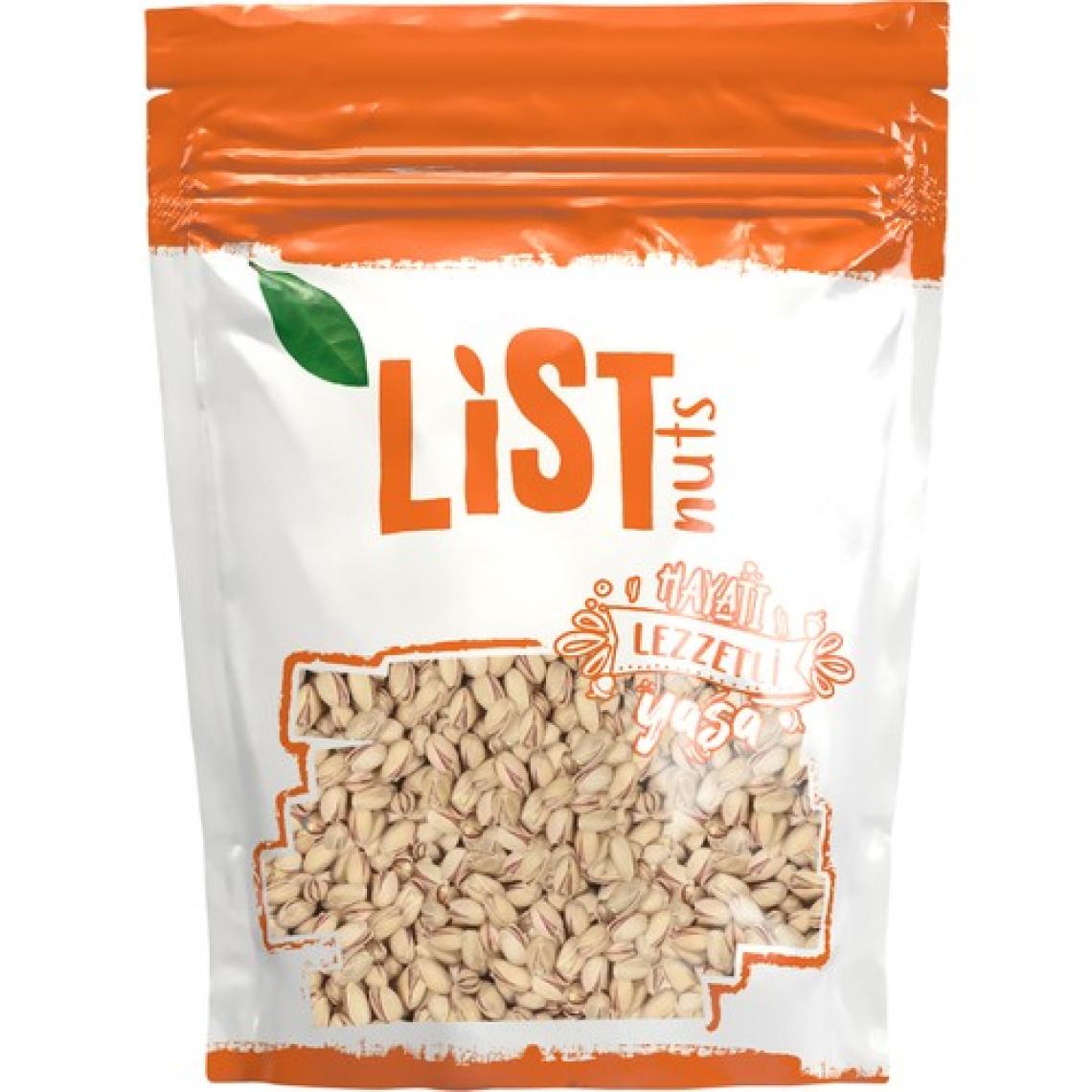 List Nuts Tuzlu Kavrulmuş Siirt Fıstığı 1 kg