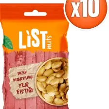 List Nuts Kızarmış Yer Fıstığı 10 x 40 gr