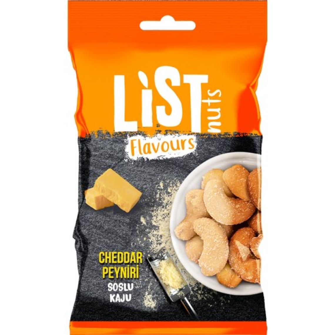 List Flavours Cheddar Soslu Kaju 30 G