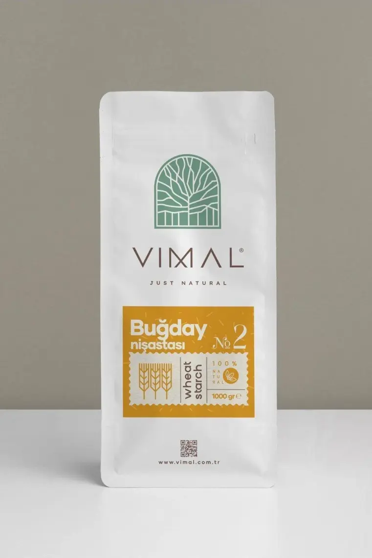Vımal Doğal Buğday Nişastası 1000 Gr. Kilitli Ambalaj