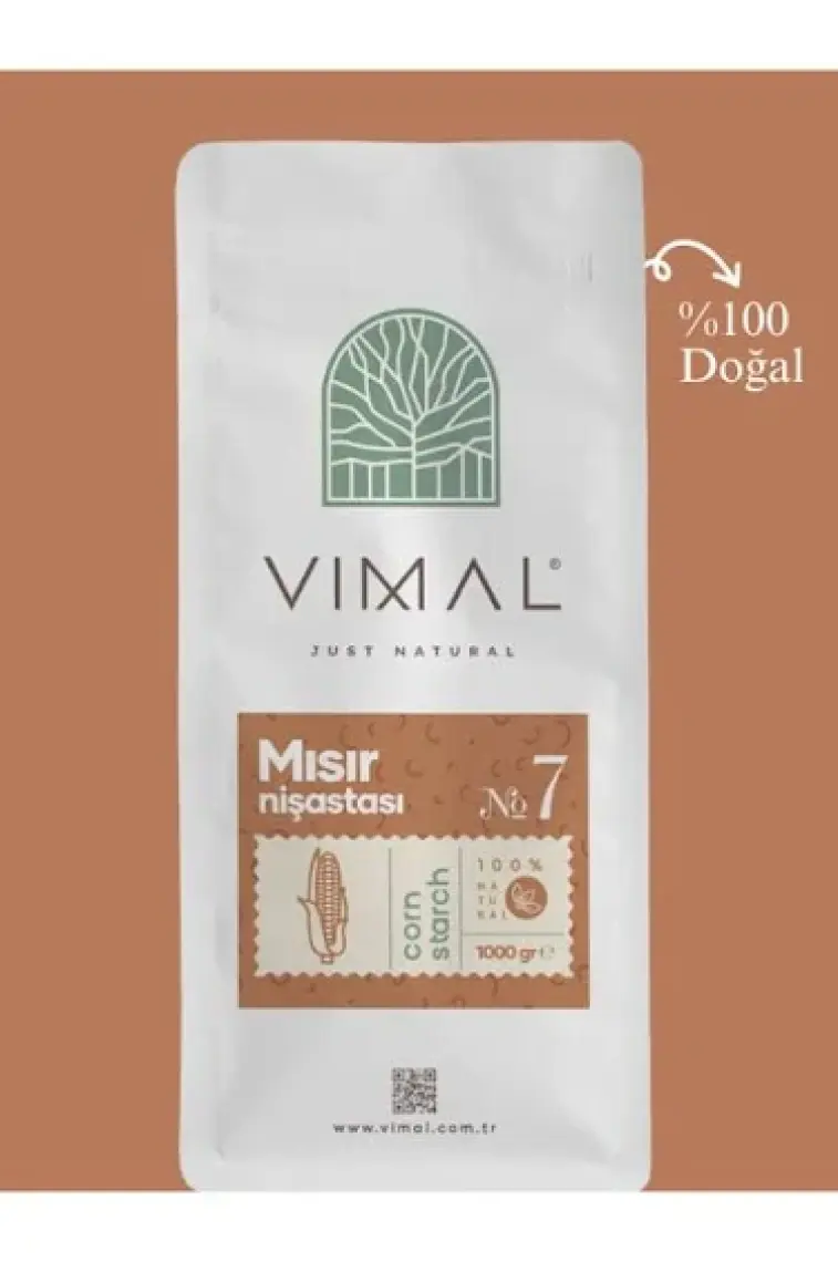 Vimal Mısır Nişastası 1 kg 1000 gr Özel Kilitli Ambalaj
