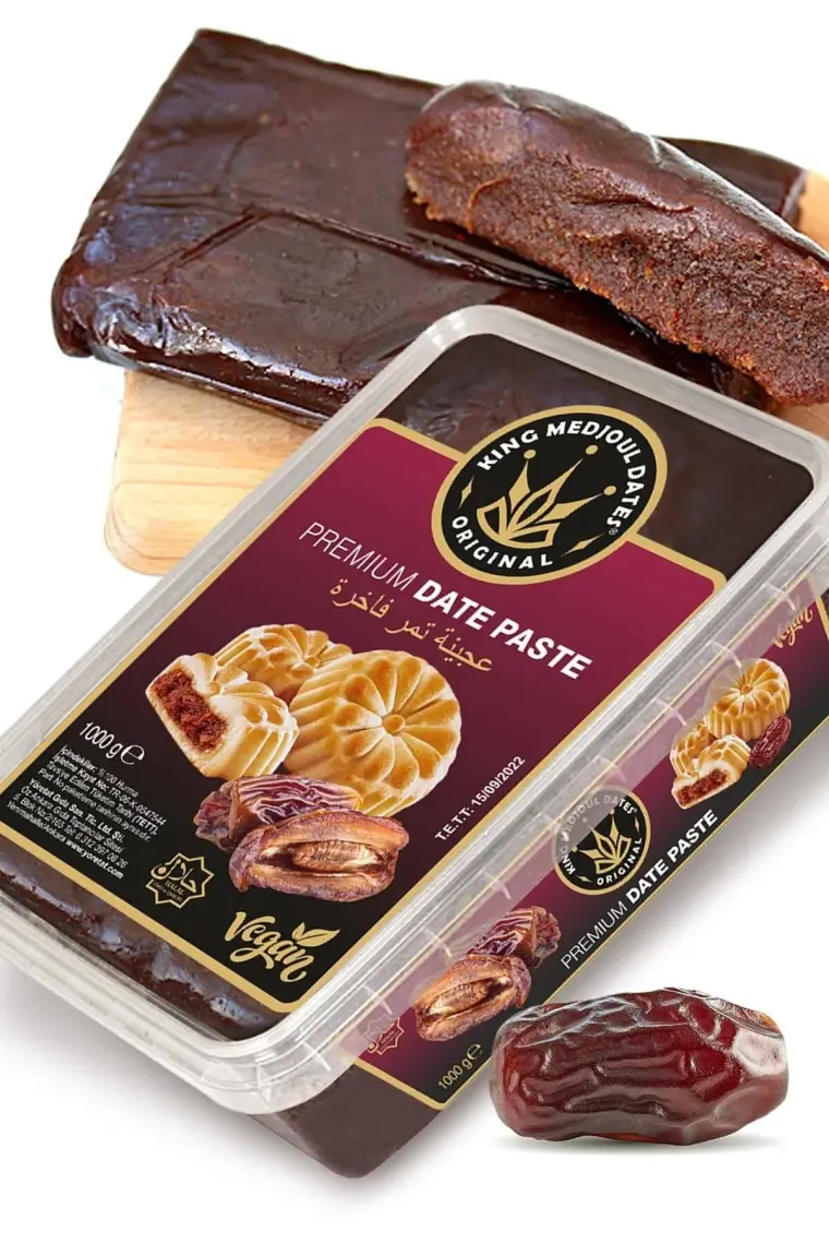 King Medjoul Dates Hurma Dolgusu - Hurma Ezmesi - Date Paste 1 kg