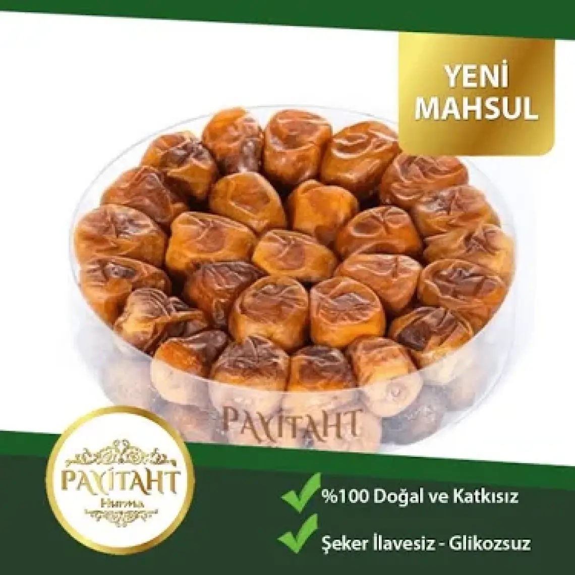 Payitaht Hurma Medine Cassim Kasim Sukkari Rutab Duble Taze -Yaş Hurma 5kg Tabak Hurma Yumuşak 10 Paket Kampanyalı Set