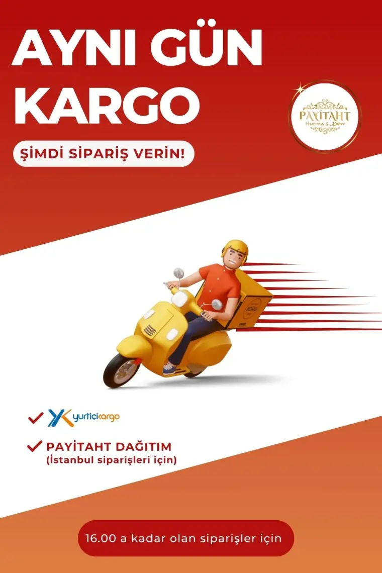 Payitaht Hurma Medine Berni Lüks Hurma Yeni Mahsul Tadımlık Paket 250 grBERNI Lüks Orta Şekerli Hac Umre Sonrası Hediyelik Hurma