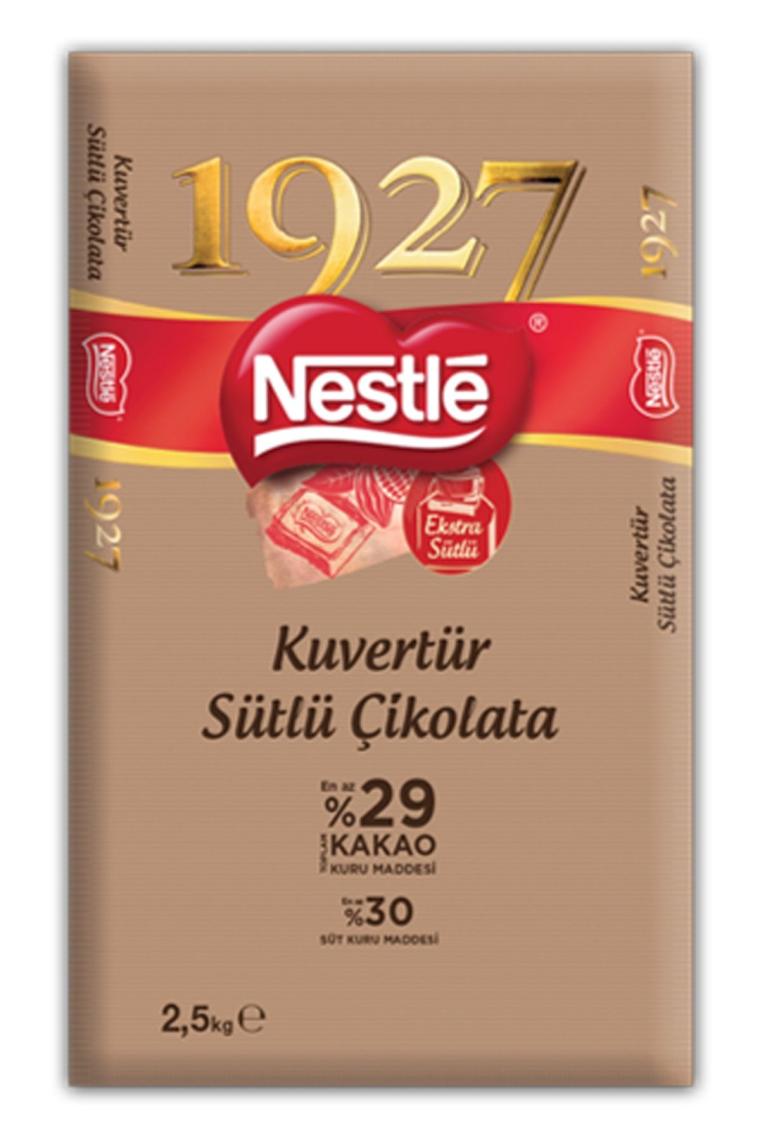 Nestle 1927 Sütlü Kuvertür Çikolata 2.5 kg