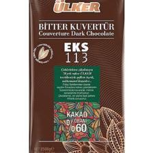 Bitter Kuvertür Çikolata Eks 113 %60 Kakao 2,5 kg
